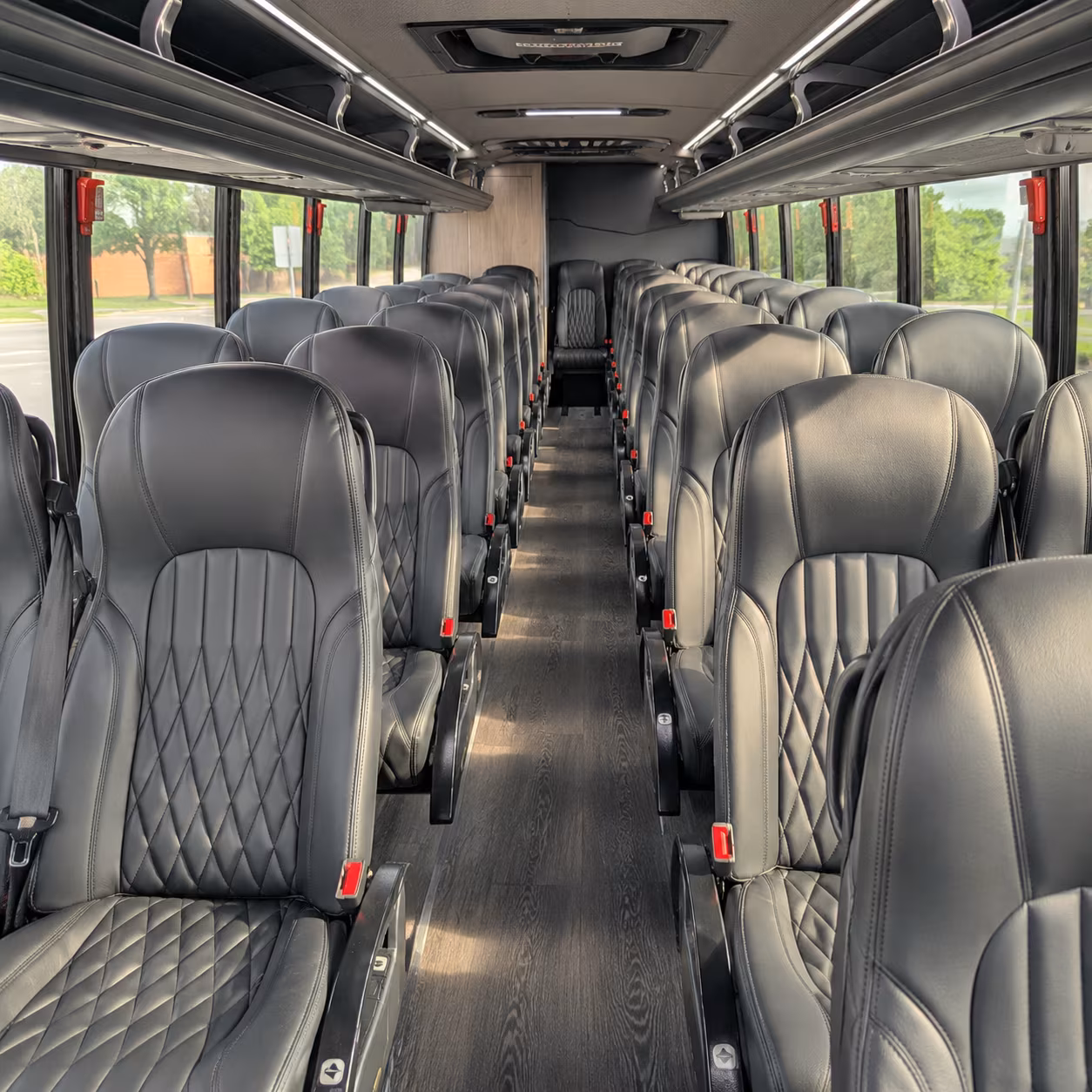 28 passenger minibus inside