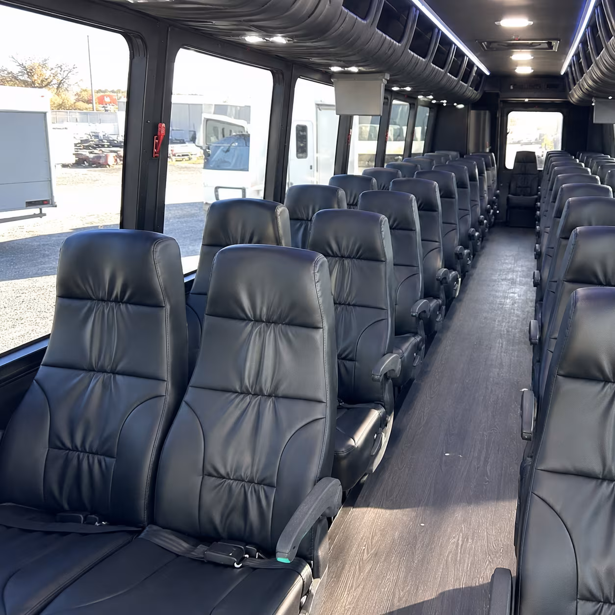 30 passenger minibus interior