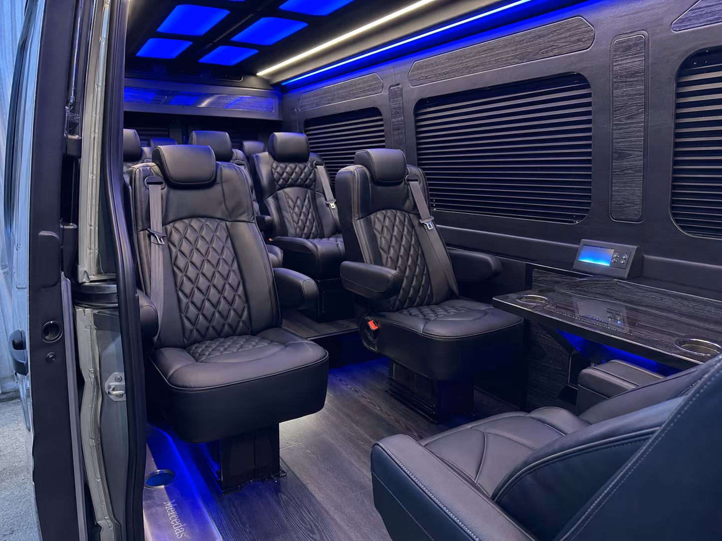 sprinter van transportation for groups and events across woodbridge