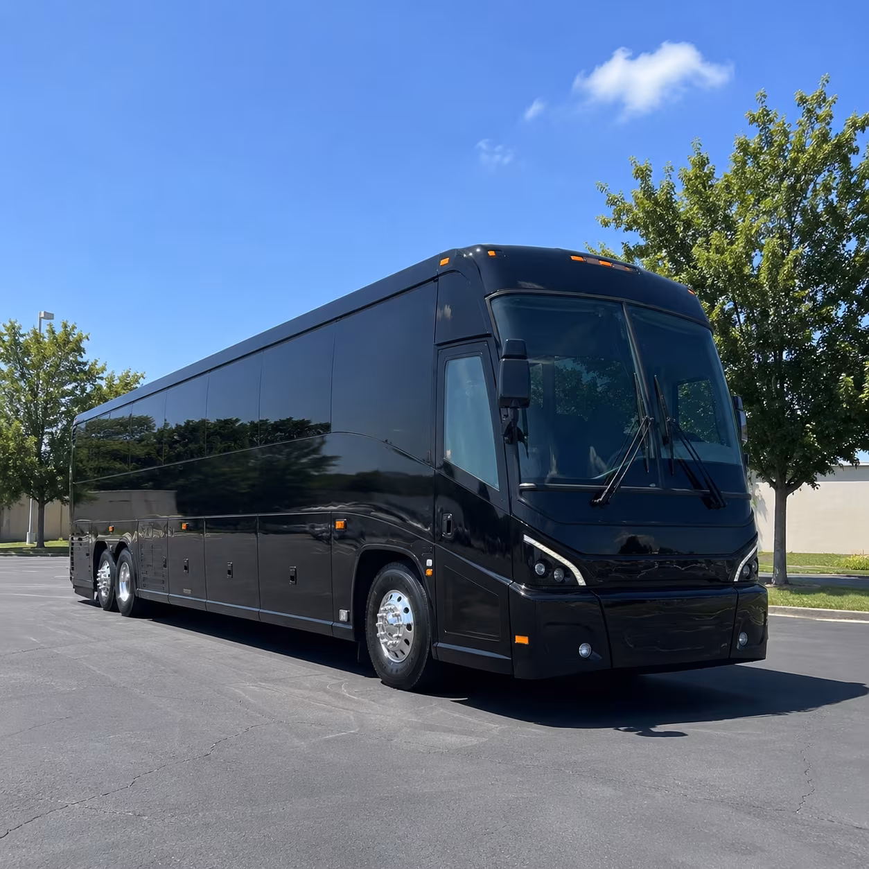 woodbridge charter bus rental exterior