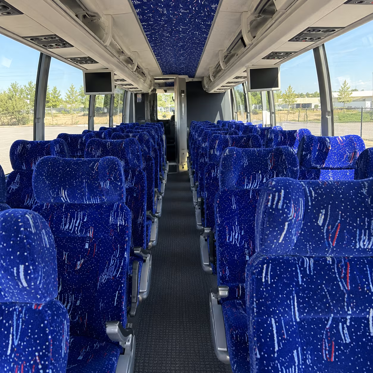 woodbridge charter bus rental inside